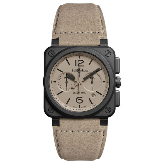 BELL & ROSS Watch replica BR 03-94 DESERT TYPE AUTOMATIC CHRONOGRAPH BR0394-DESERT-CA